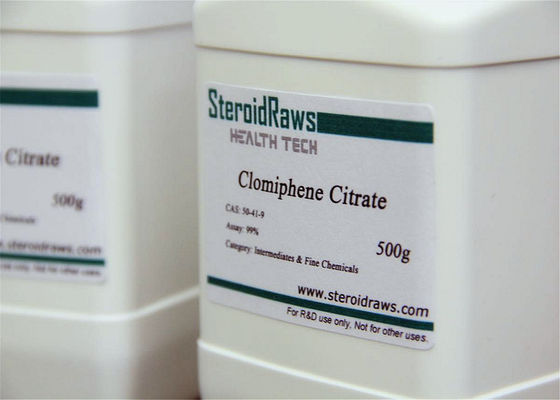 Clomiphencitrat-Bodybuilding ergänzt Steroid-Pulver CAS Nr.: 50-41-9