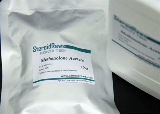 China Gut verträglich aufbauendes Primobolan-Steroid pulverisiert hohen Reinheitsgrad Methenolone-Azetat-434-05-9 99% fournisseur