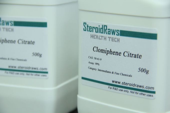 Clomifene-Zitrat Clomid/CL Antiöstrogen-Steroid-weißes kristallines Pulver